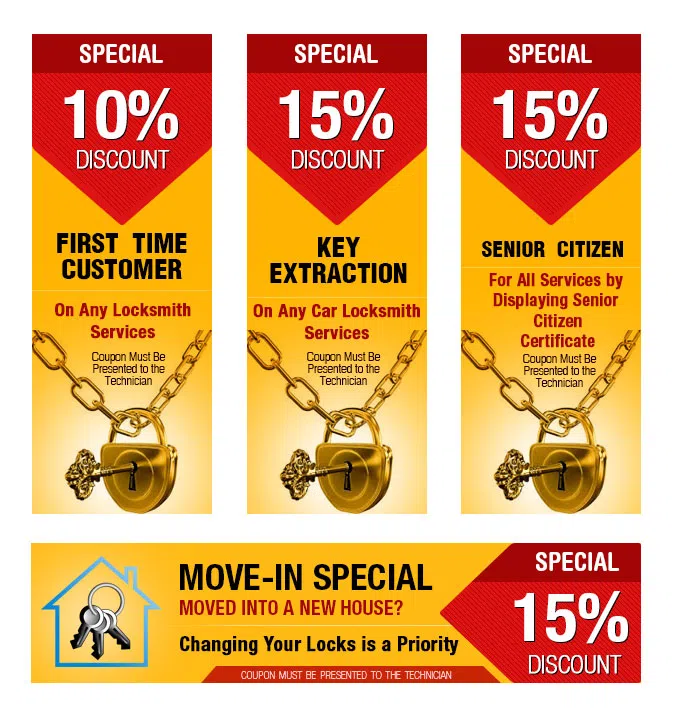 Locksmith Of Pittsburgh  Pittsburgh, PA 412-226-6528 - coupon-1-set-four